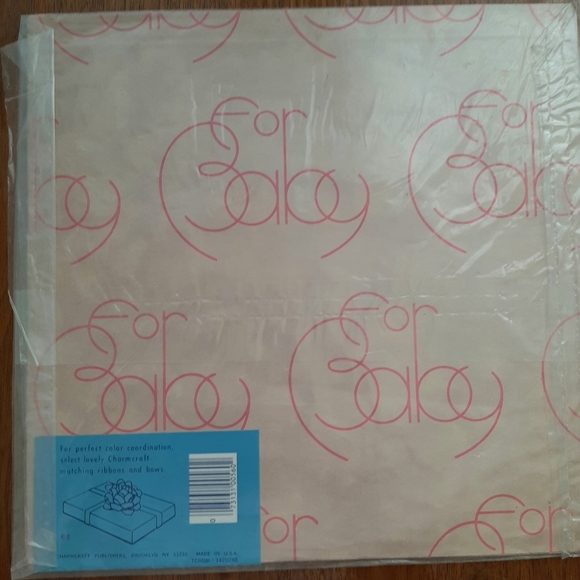 SET OF 7 NIP VTG GIFTWRAP - Picture 9 of 16